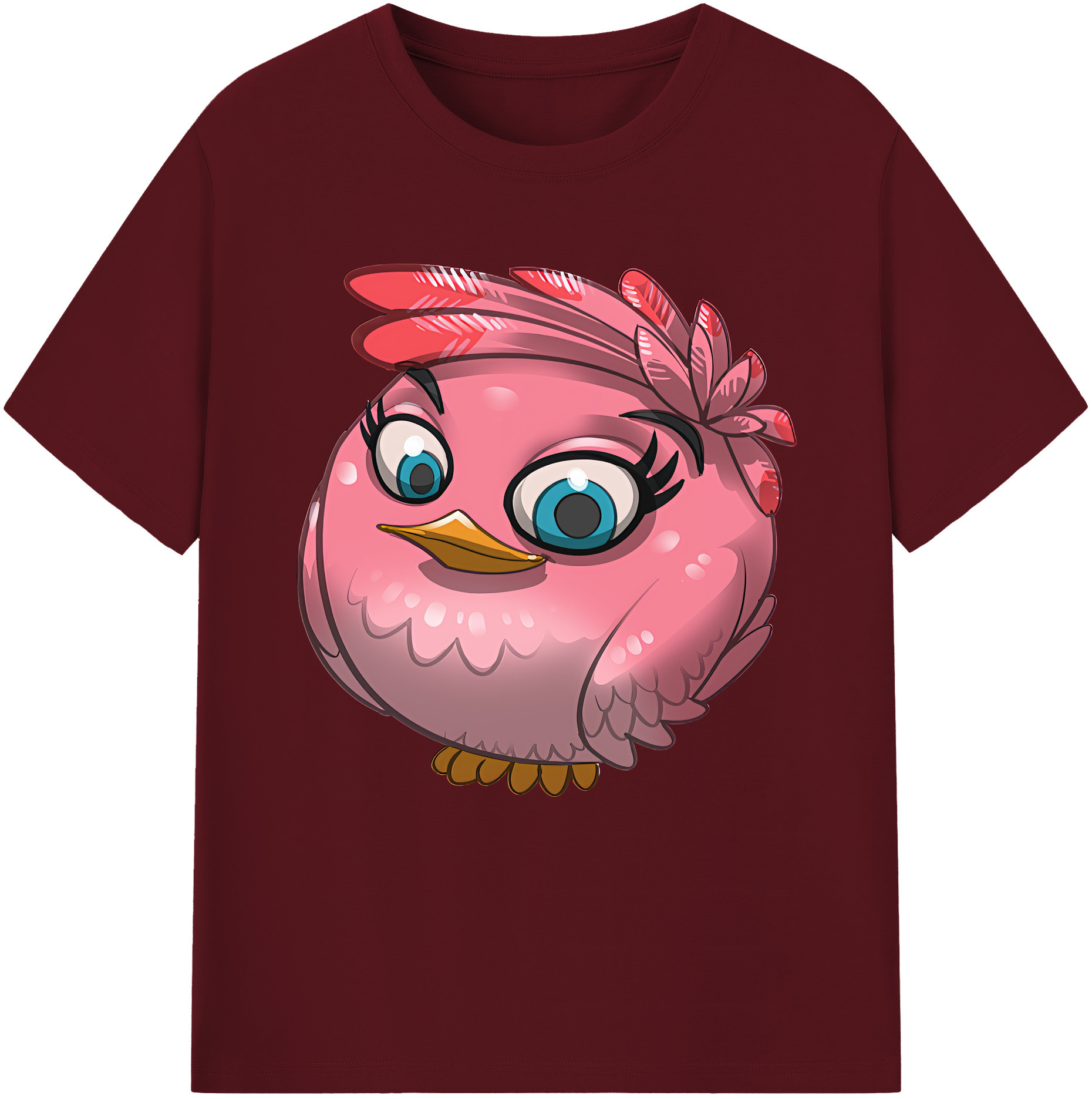 （画像用） Angry Birds アングリーバード 綿100％半袖Tシャツ（フロントプリント）